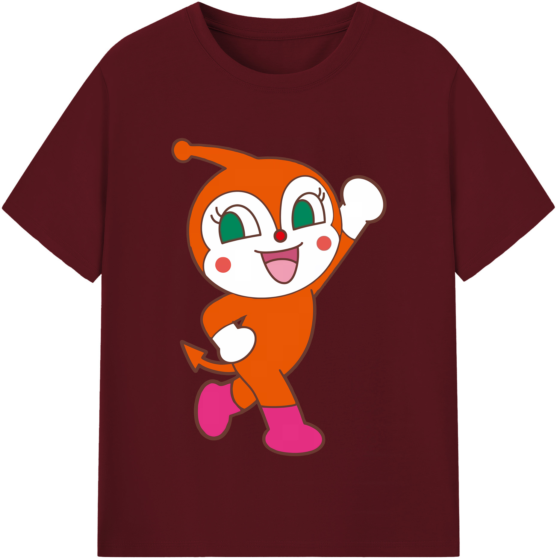 （画像用） アンパンマン Anpanman 綿100％半袖Tシャツ（フロントプリント）